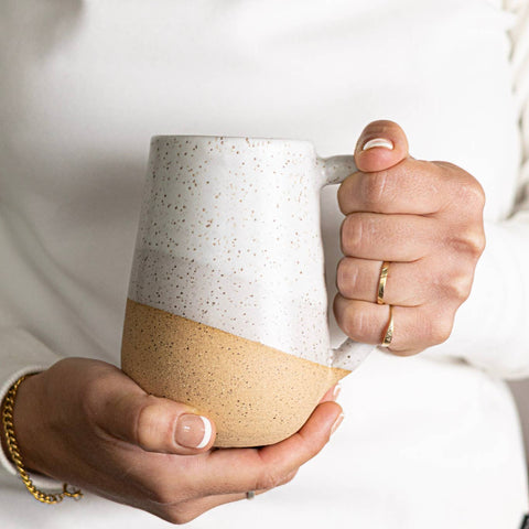 Hand-Thrown Stoneware Coffee Mugs