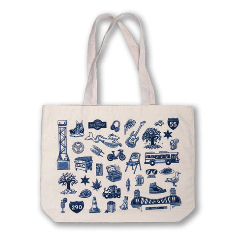 Graphic Canvas Totes