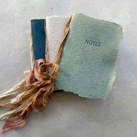 Handmade Letterpress Notebooks