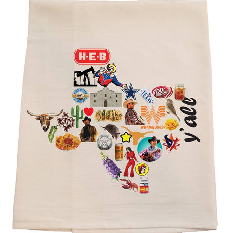 Dallas and Texas Tea Towels