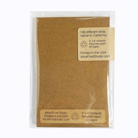 Animal Silhouette Recycled Notepads