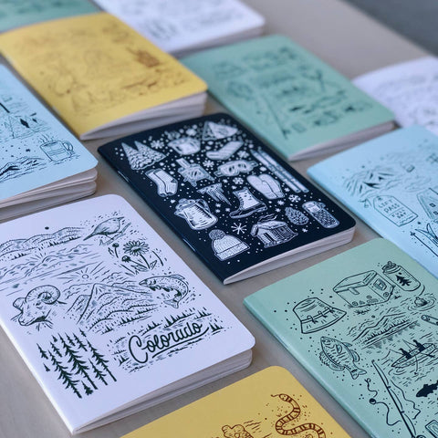 Handcrafted Pocket Notebooks Colorado