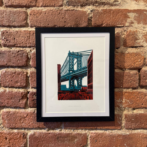 New York in Block Print