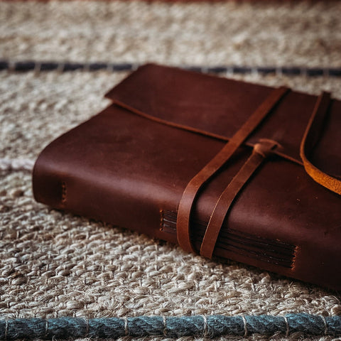 Refillable Leather Ring Binder