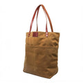Canvas and Leather Carryall Tote
