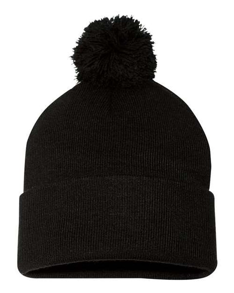 IEEE Pom Pom Cuffed Beanie