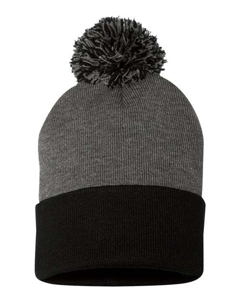 IEEE Pom Pom Cuffed Beanie