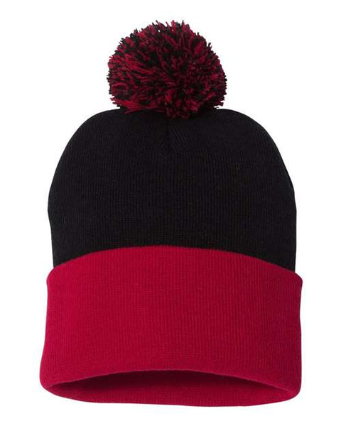 IEEE Pom Pom Cuffed Beanie