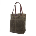 Canvas and Leather Carryall Tote