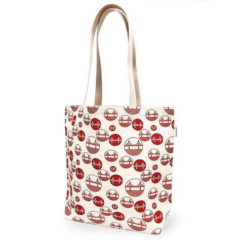 Bold Print Cotton Tote