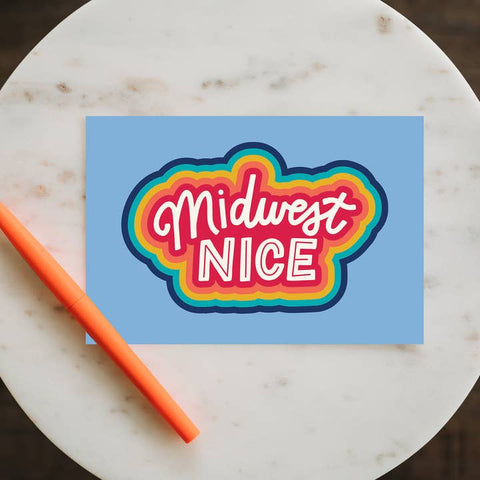 Hand-Drawn Chicago Postcards
