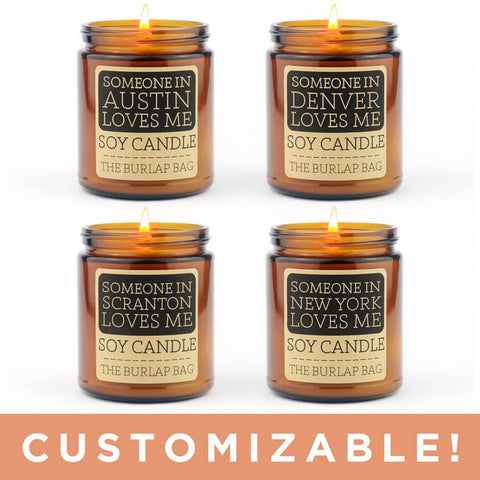 Customizable Location Candles