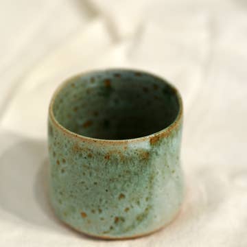 Hand-Thrown Stoneware Pinch Mug