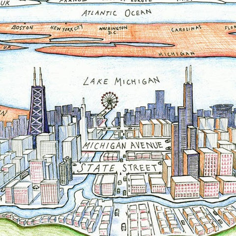 Chicago To Chicagoans Art Print