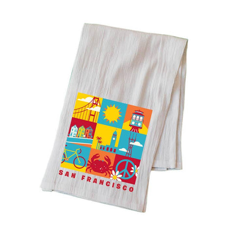Cityscape Cotton Tea Towels