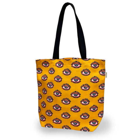 Bold Print Cotton Tote