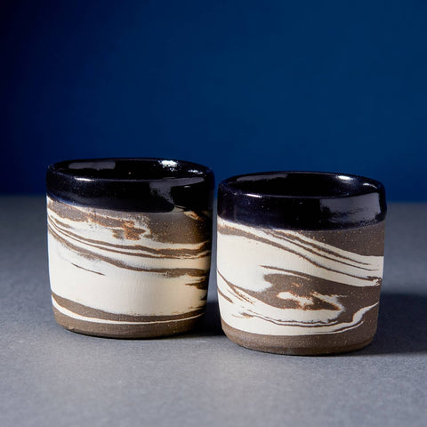 Marbled Ceramic Espresso Tumbler