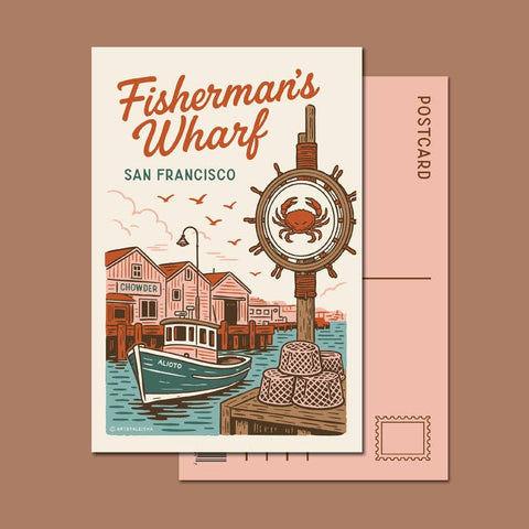 Bright City Scenes Postcards