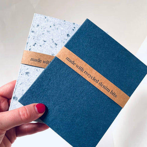 Recycled Denim Pocket Notebook