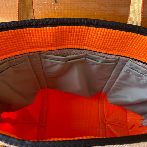 Upcycled Yoga Mat, Sandal + Jute Totes