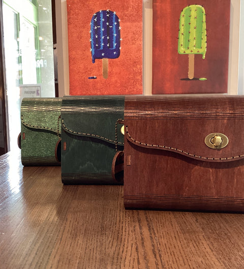 Wooden Statement Totes