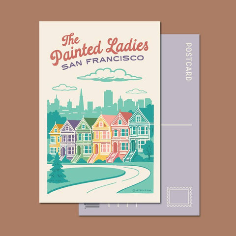 Bright City Scenes Postcards