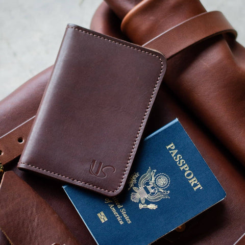 Full-Grain Leather Passport Wallet