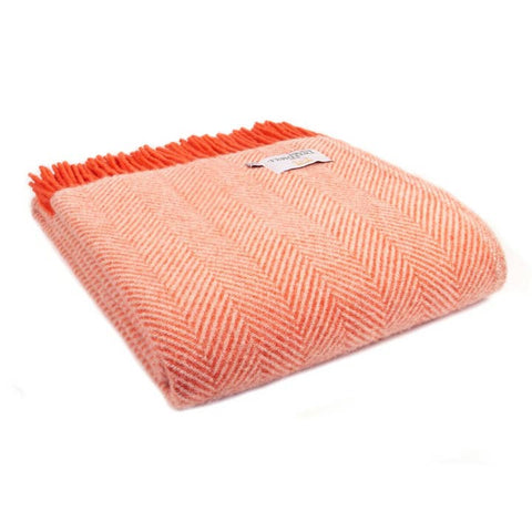 Herringbone Pure New Wool Throw