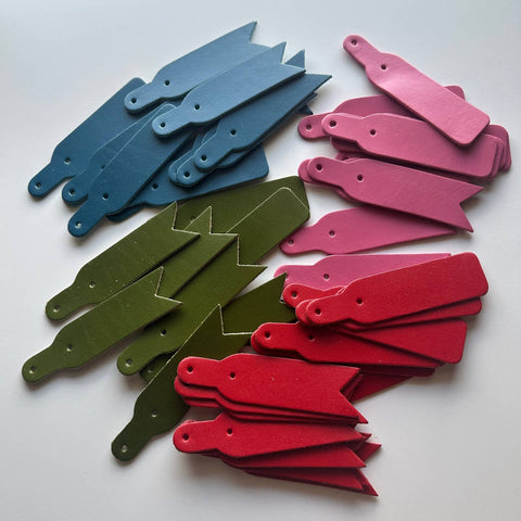 Handmade Leather Cord Keepers