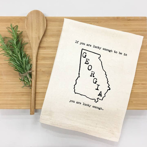 Georgia State Tea Towel