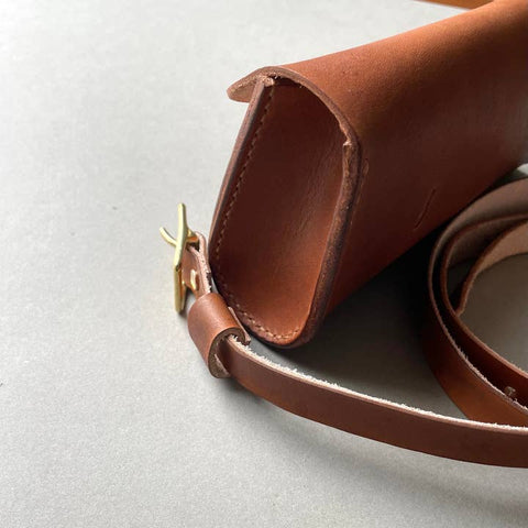 Leather Crossbody Belt Bag