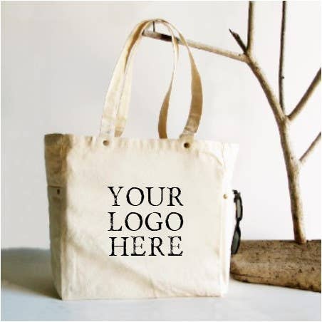 Custom Logo or Location Tote Bag