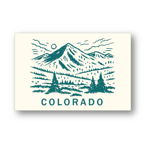 Hand-Drawn Colorado Postcards