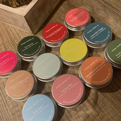 Mini Scented Soy Wax Glitter Candle