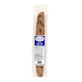 Packaged salted chocolate biscotti with Bella's branding on a white background