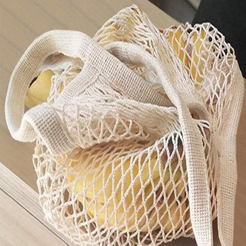 Reusable Mesh Cotton Grocery Bag