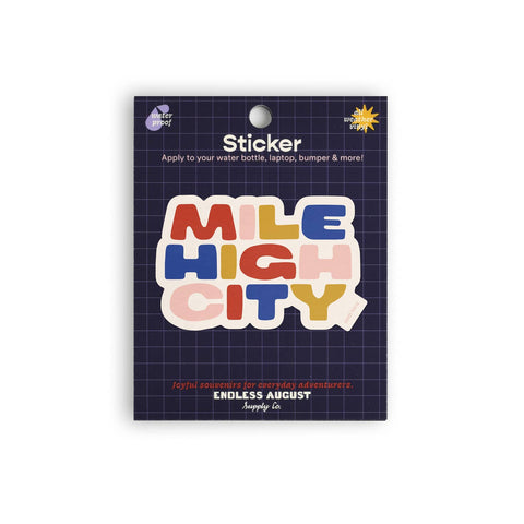 Colorado-Themed Vinyl Stickers