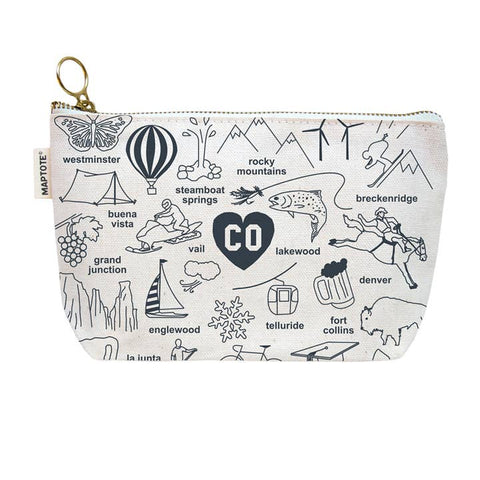 Maptote Medium Zip Pouch