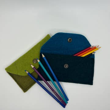 Felted Wool Organizer Pouch