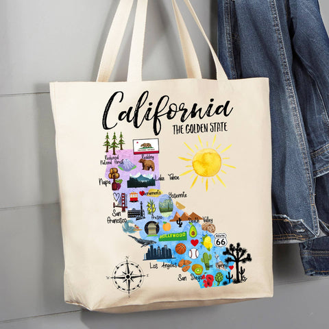 California Customizable Market Totes