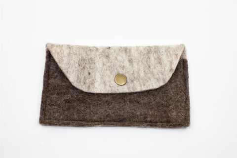 Felted Wool Organizer Pouch