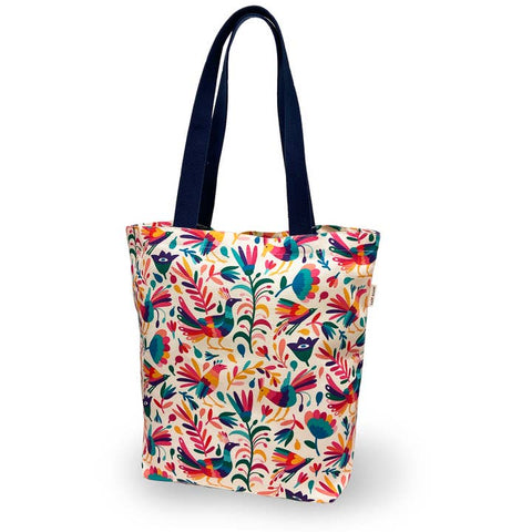 Bold Print Cotton Tote
