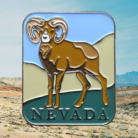 Vintage Nevada Enamel Pins