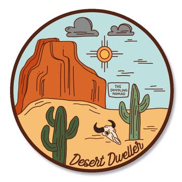 State-Themed Illustrated Stickers