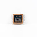 Package of Ticket Chocolate Better Brittle on a white background