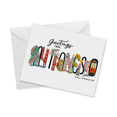California and Bay Area Notecards
