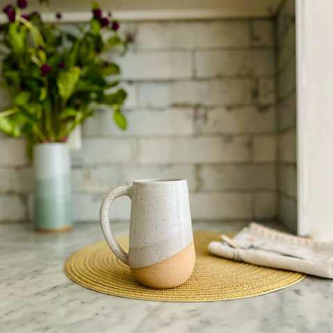 Hand-Thrown Stoneware Coffee Mugs
