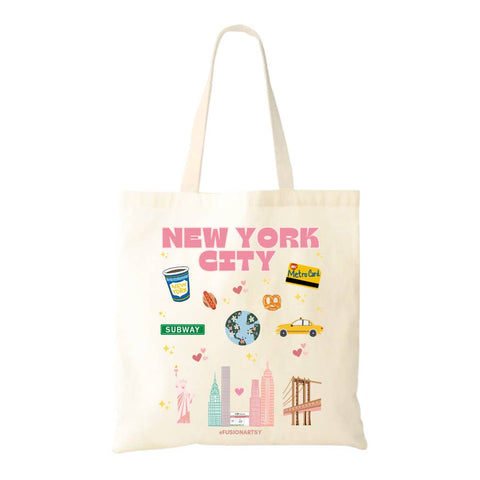 NYC Illustrated Totes