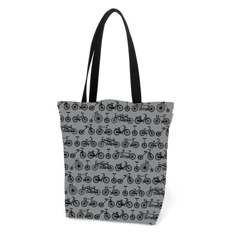 Bold Print Cotton Tote