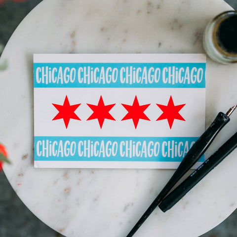 Hand-Drawn Chicago Postcards